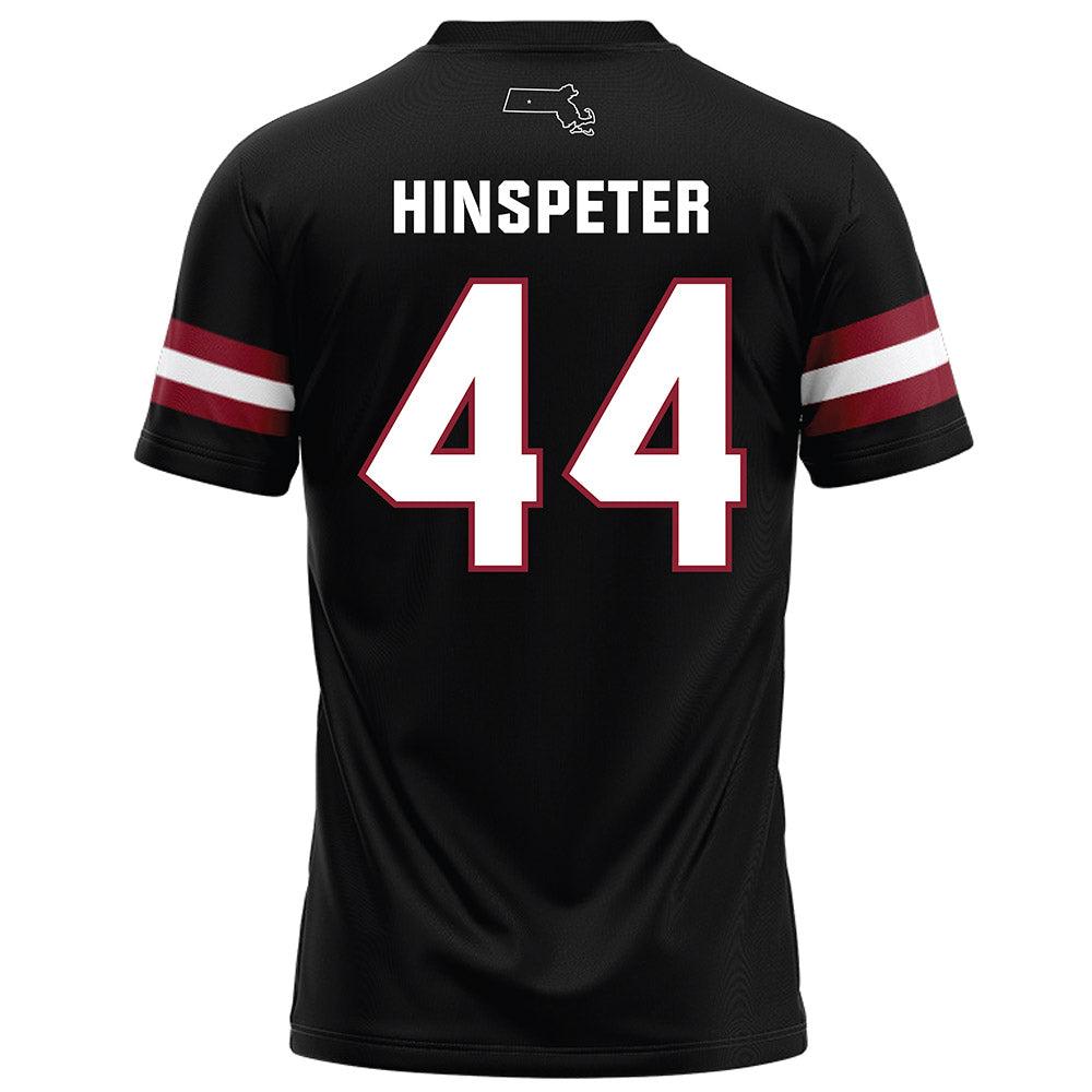 UMass - NCAA Football : Timmy Hinspeter - Black Football Jersey-1