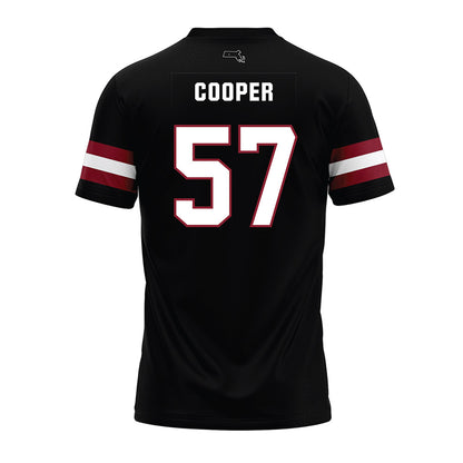 UMass - NCAA Football : Garrett Cooper - Black Premium Football Jersey-1