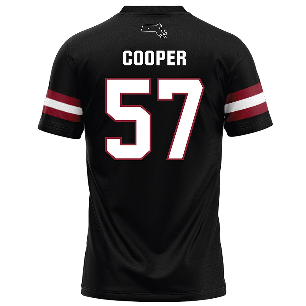 UMass - NCAA Football : Garrett Cooper - Black Football Jersey-1