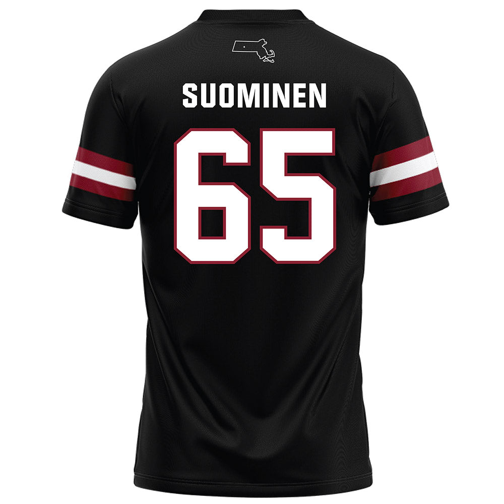 UMass - NCAA Football : Samu Suominen - Black Football Jersey-1