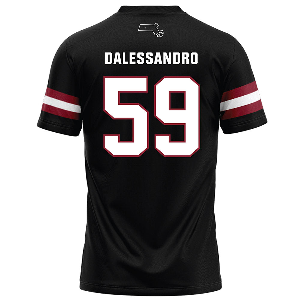 UMass - NCAA Football : Nick Dalessandro - Black Football Jersey-1