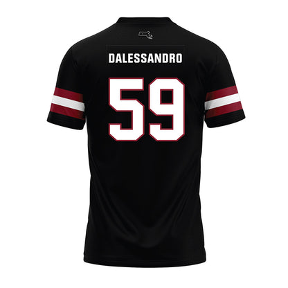 UMass - NCAA Football : Nick Dalessandro - Black Premium Football Jersey-1