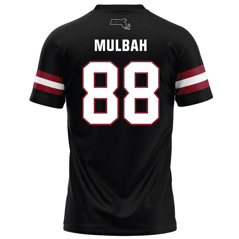 UMass - NCAA Football : Samuel Mulbah - Black Football Jersey-1