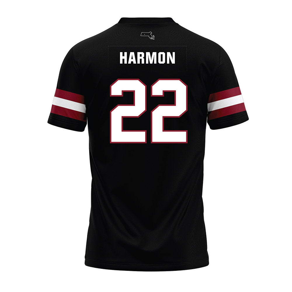UMass - NCAA Football : Jahmad Harmon - Black Premium Football Jersey-1