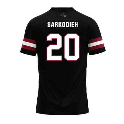 UMass - NCAA Football : Keith Sarkodieh - Black Premium Football Jersey-1