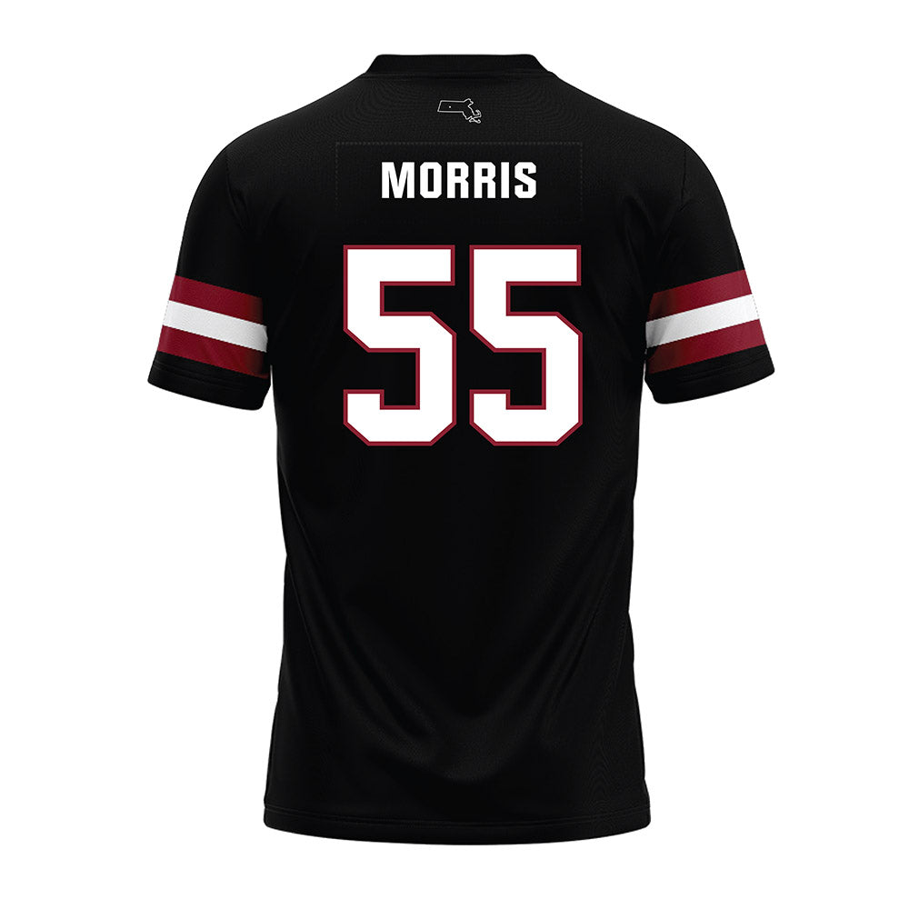 UMass - NCAA Football : Zakar Morris - Black Premium Football Jersey-1