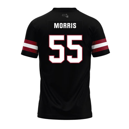 UMass - NCAA Football : Zakar Morris - Black Premium Football Jersey-1