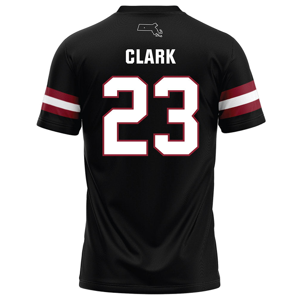 UMass - NCAA Football : JC Clark - Black Football Jersey-1