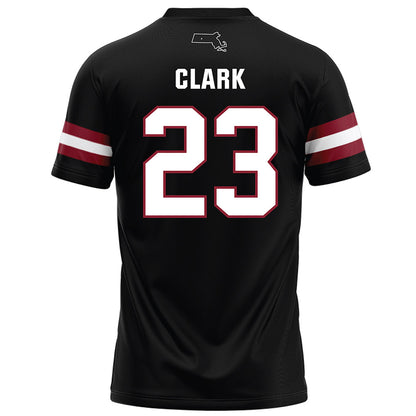 UMass - NCAA Football : JC Clark - Black Football Jersey-1