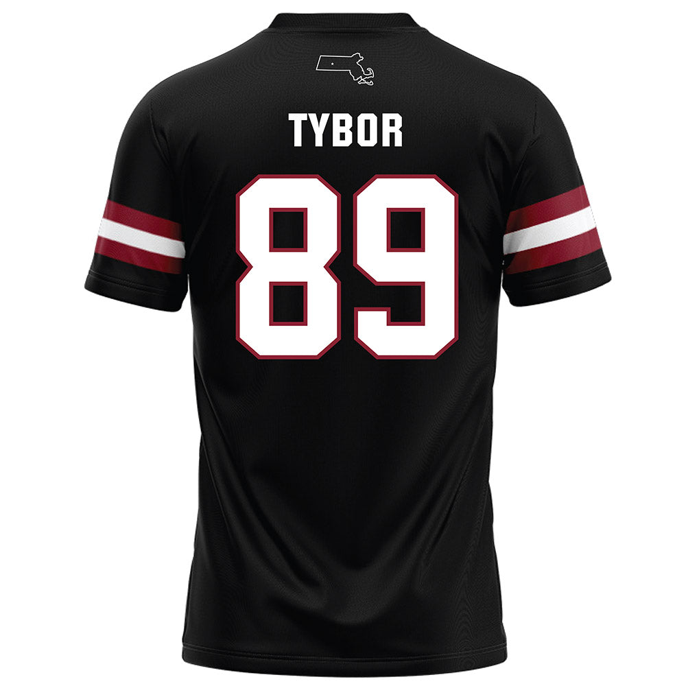 UMass - NCAA Football : Matthew Tybor - Black Football Jersey-1