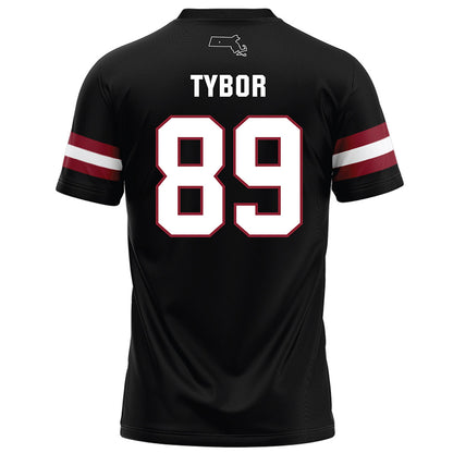 UMass - NCAA Football : Matthew Tybor - Black Football Jersey-1