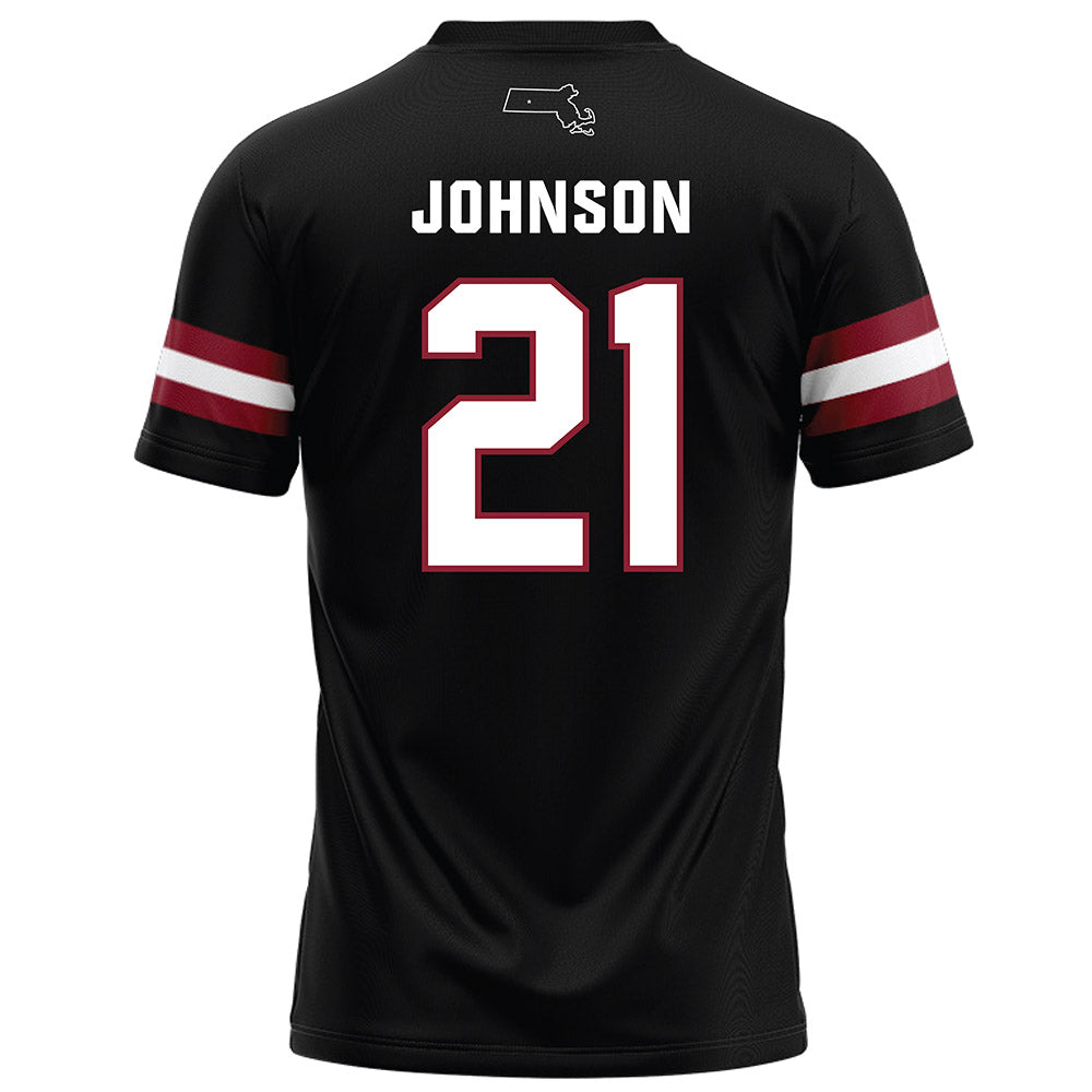 UMass - NCAA Football : Terron Johnson - Black Football Jersey-1
