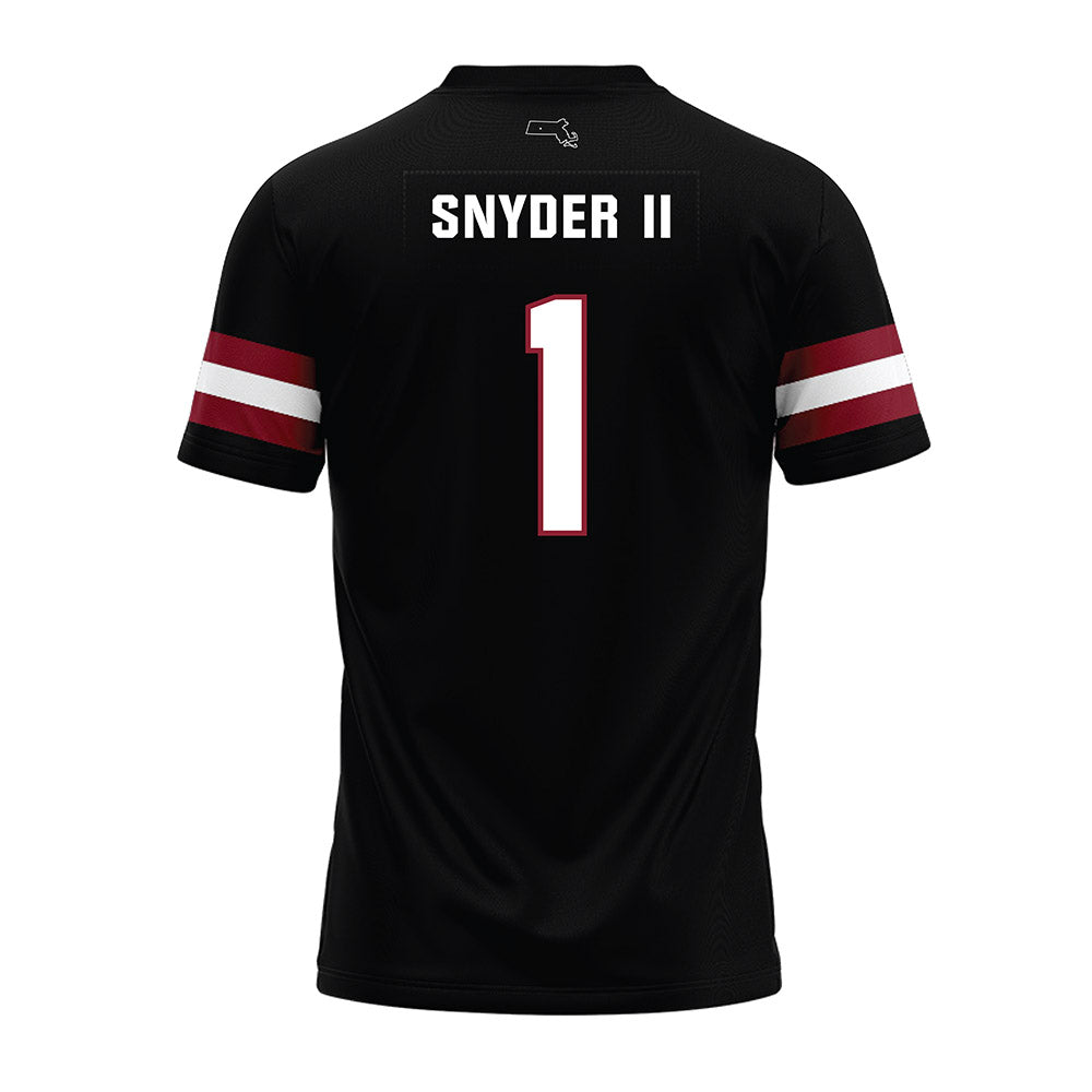 UMass - NCAA Football : Dd Snyder II - Black Premium Football Jersey-1