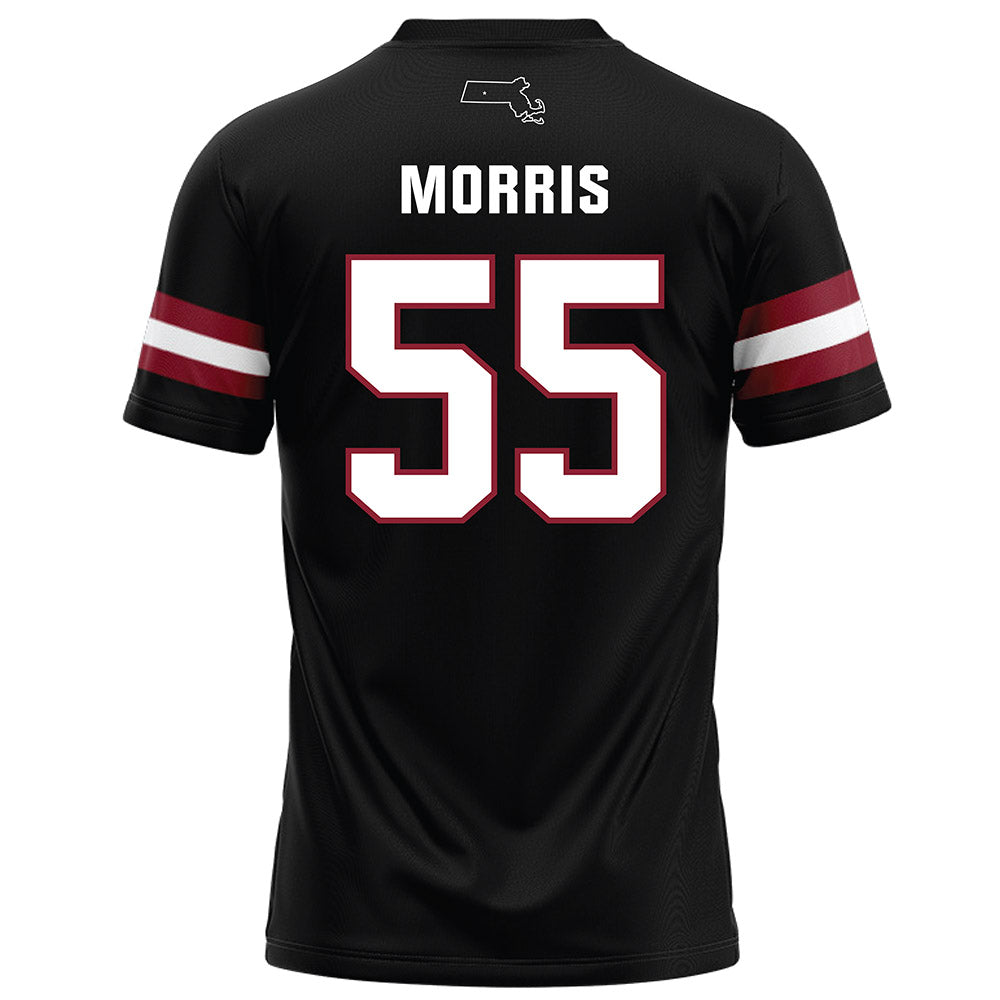 UMass - NCAA Football : Zakar Morris - Black Football Jersey-1