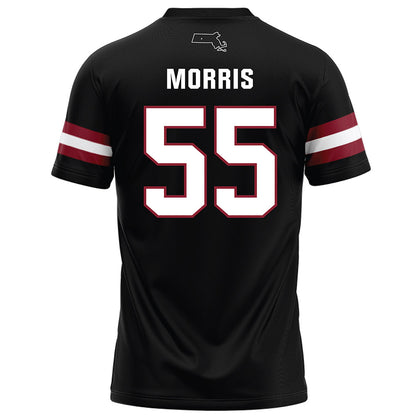 UMass - NCAA Football : Zakar Morris - Black Football Jersey-1