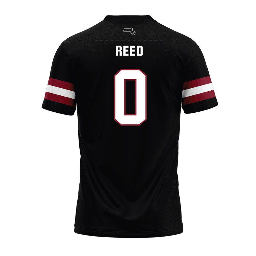 UMass - NCAA Football : Isaiah Reed - Black Premium Football Jersey-1