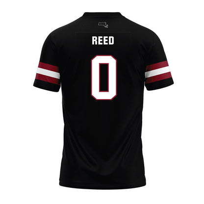 UMass - NCAA Football : Isaiah Reed - Black Premium Football Jersey-1