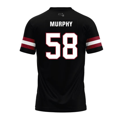 UMass - NCAA Football : Donovan Murphy - Black Premium Football Jersey-1