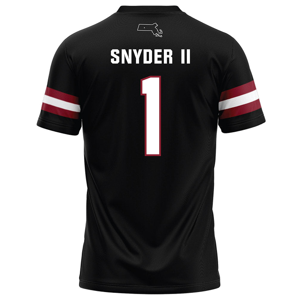 UMass - NCAA Football : Dd Snyder II - Black Football Jersey-1