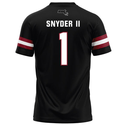 UMass - NCAA Football : Dd Snyder II - Black Football Jersey-1