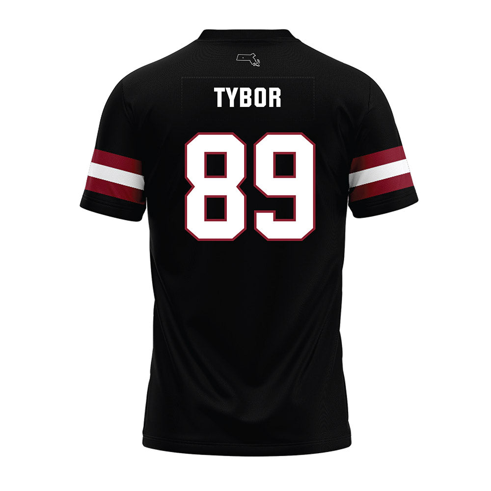 UMass - NCAA Football : Matthew Tybor - Black Premium Football Jersey-1
