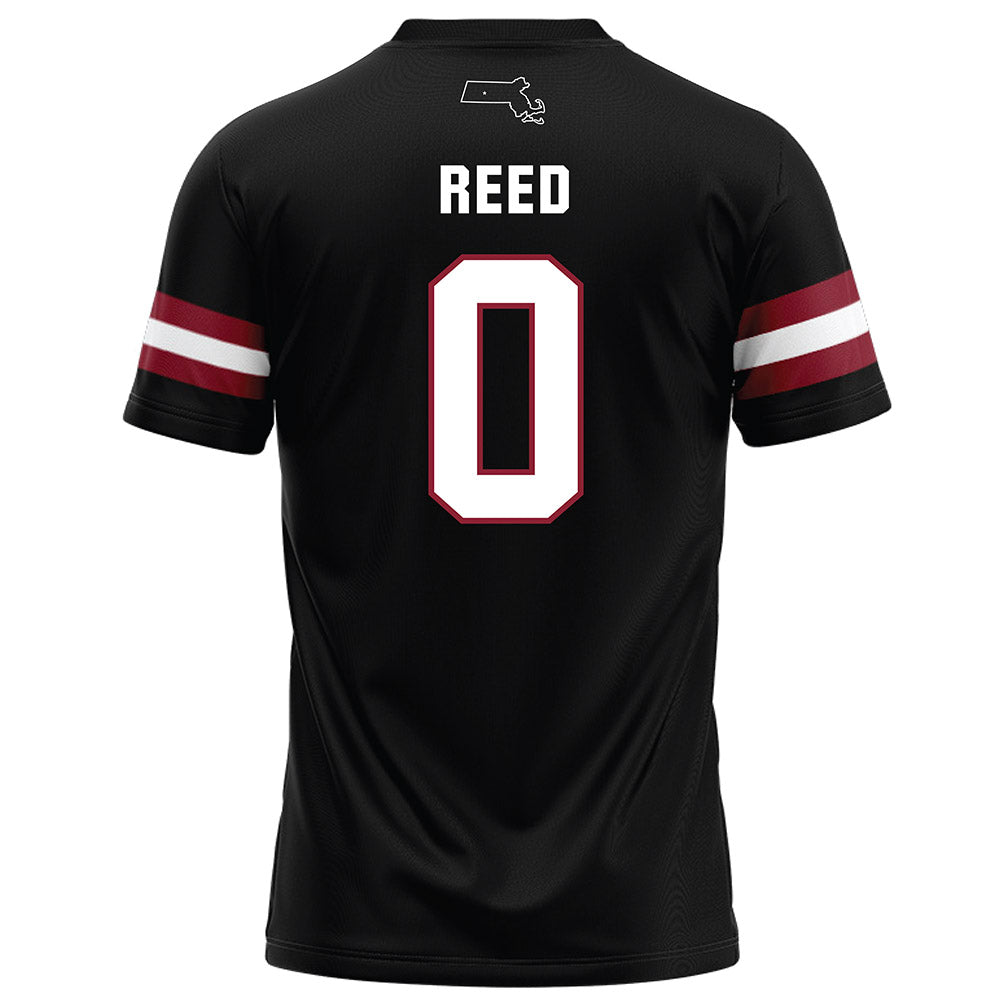 UMass - NCAA Football : Isaiah Reed - Black Football Jersey-1