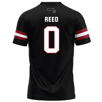 UMass - NCAA Football : Isaiah Reed - Black Football Jersey-1