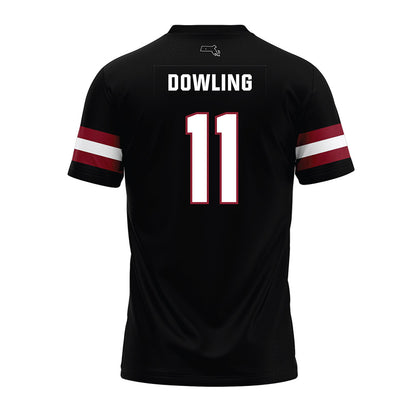 UMass - NCAA Football : Max Dowling - Black Premium Football Jersey-1