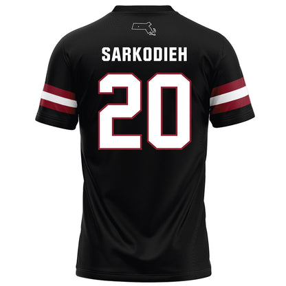 UMass - NCAA Football : Keith Sarkodieh - Black Football Jersey-1