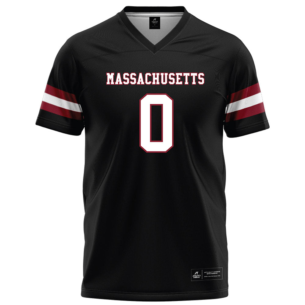 UMass - NCAA Football : Isaiah Reed - Black Football Jersey-0