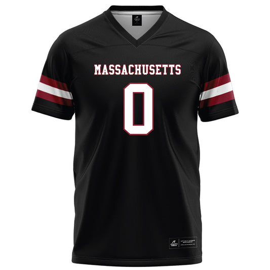 UMass - NCAA Football : Isaiah Reed - Black Football Jersey-0