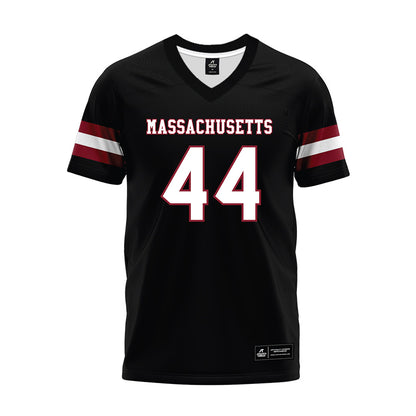 UMass - NCAA Football : Timmy Hinspeter - Black Premium Football Jersey-0