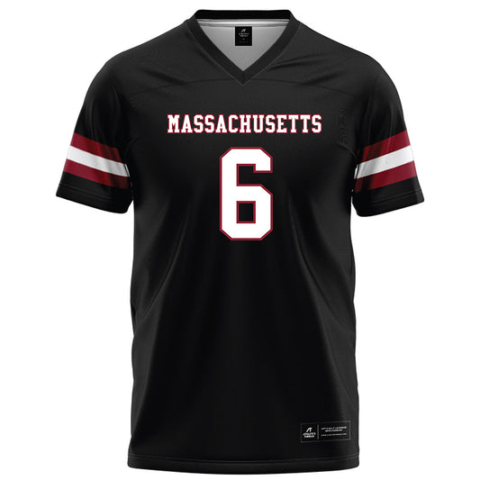 UMass - NCAA Football : Justin Williams-Thomas - Black Football Jersey-0