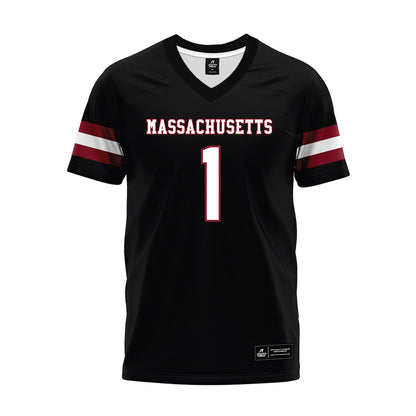 UMass - NCAA Football : Dd Snyder II - Black Premium Football Jersey-0