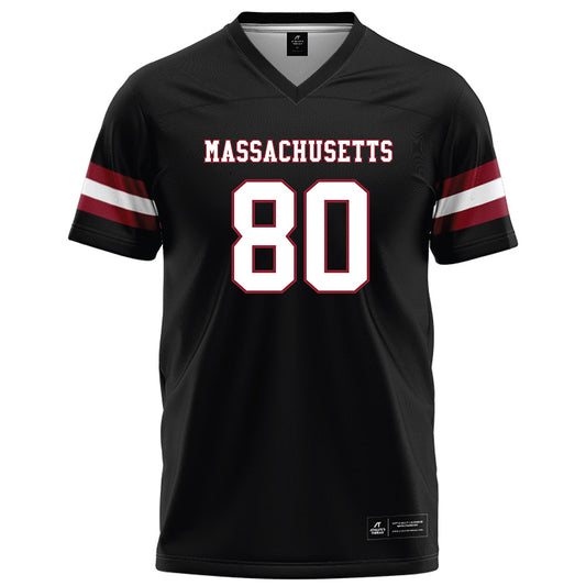UMass - NCAA Football : Ricardo LaBoy - Black Football Jersey-0
