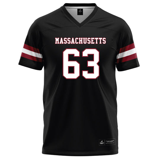 UMass - NCAA Football : Aidan Canty-Whitt - Black Football Jersey-0