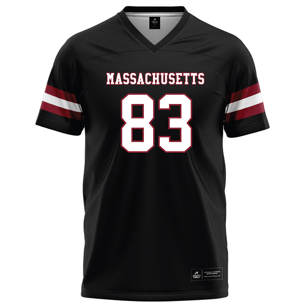 UMass - NCAA Football : Reece Adkins - Black Football Jersey-0
