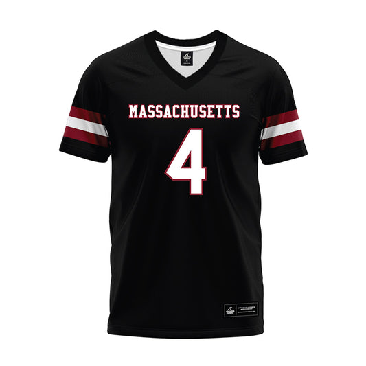 UMass - NCAA Football : Demond Snyder - Black Premium Football Jersey-0