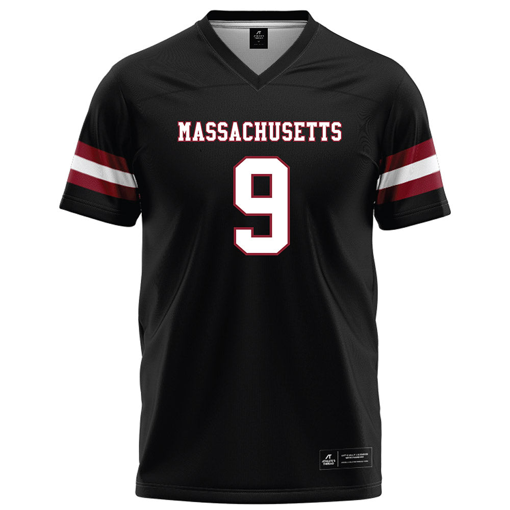 UMass - NCAA Football : Devin Matthews - Black Football Jersey-0