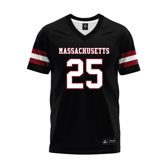UMass - NCAA Football : Anochie Azuakolam Jr - Black Premium Football Jersey-0