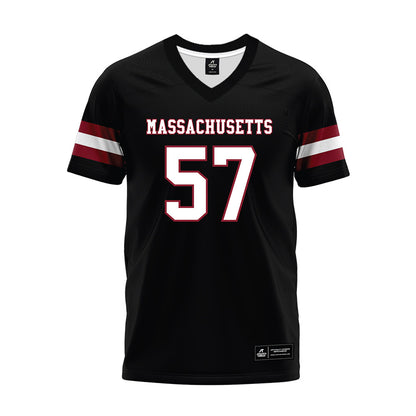 UMass - NCAA Football : Garrett Cooper - Black Premium Football Jersey-0
