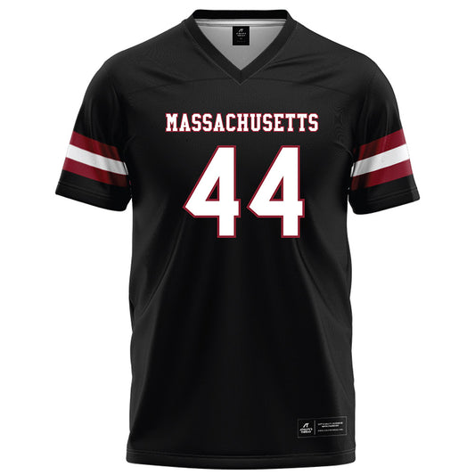 UMass - NCAA Football : Timmy Hinspeter - Black Football Jersey-0
