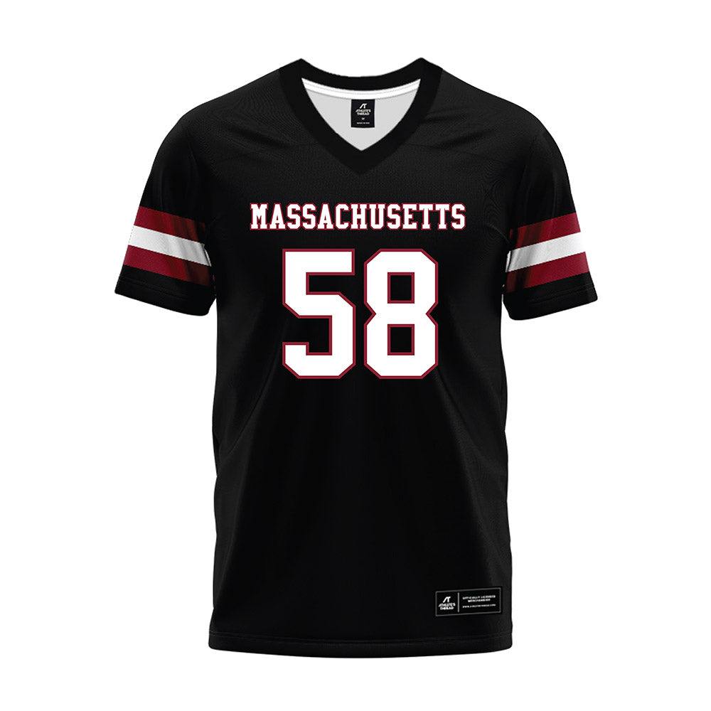 UMass - NCAA Football : Donovan Murphy - Black Premium Football Jersey-0