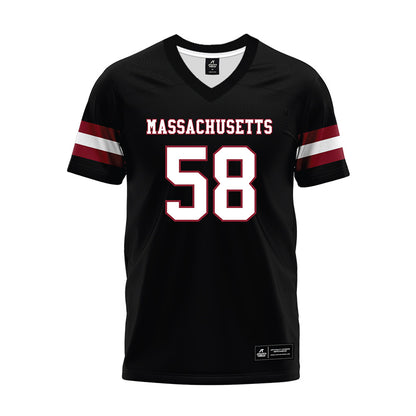 UMass - NCAA Football : Donovan Murphy - Black Premium Football Jersey-0