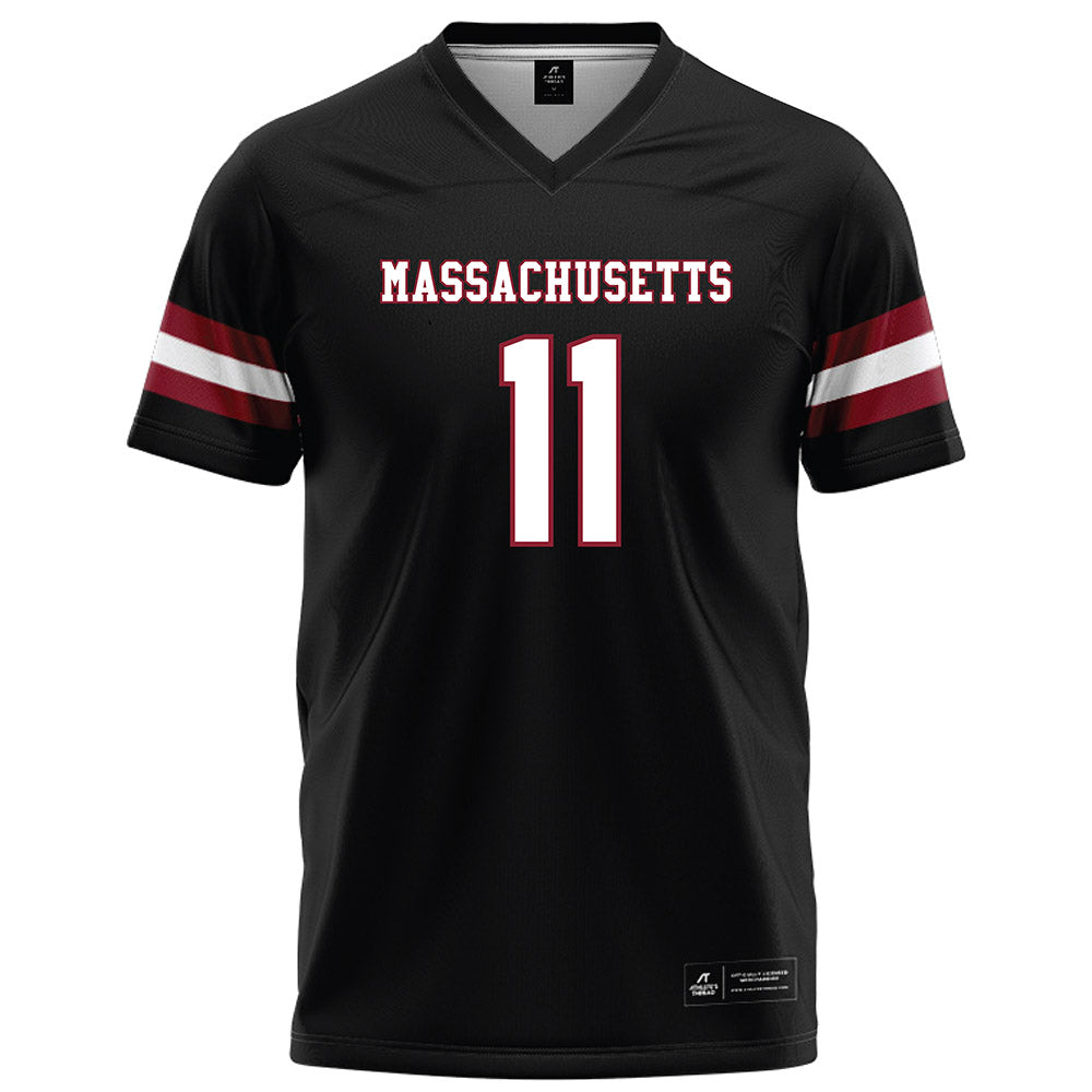 UMass - NCAA Football : Max Dowling - Black Football Jersey-0