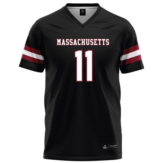 UMass - NCAA Football : Max Dowling - Black Football Jersey-0