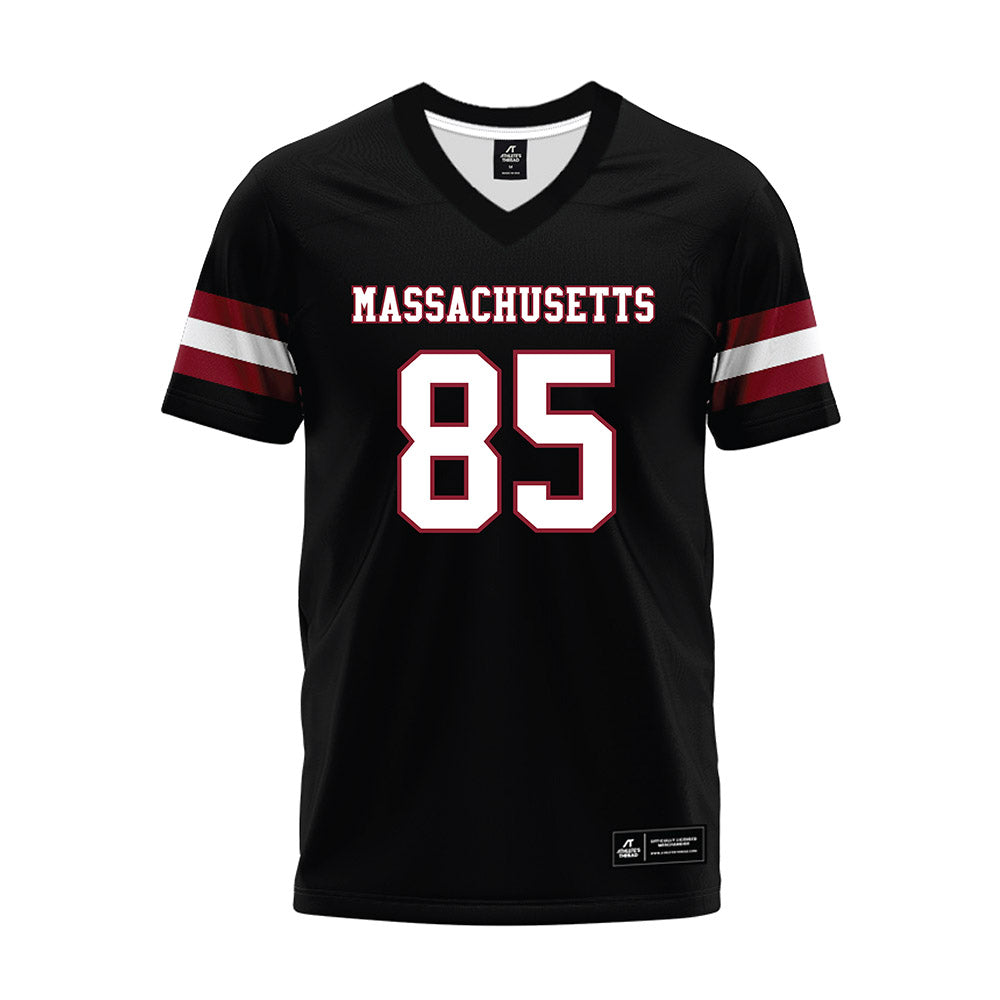 UMass - NCAA Football : Drew Alsup - Black Premium Football Jersey-0