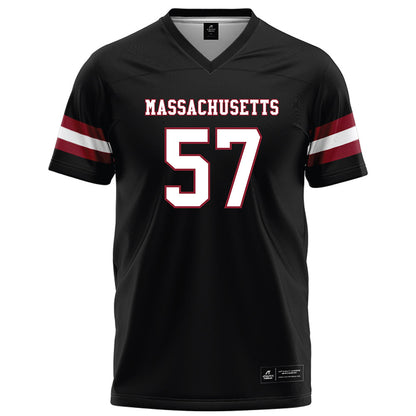 UMass - NCAA Football : Garrett Cooper - Black Football Jersey-0