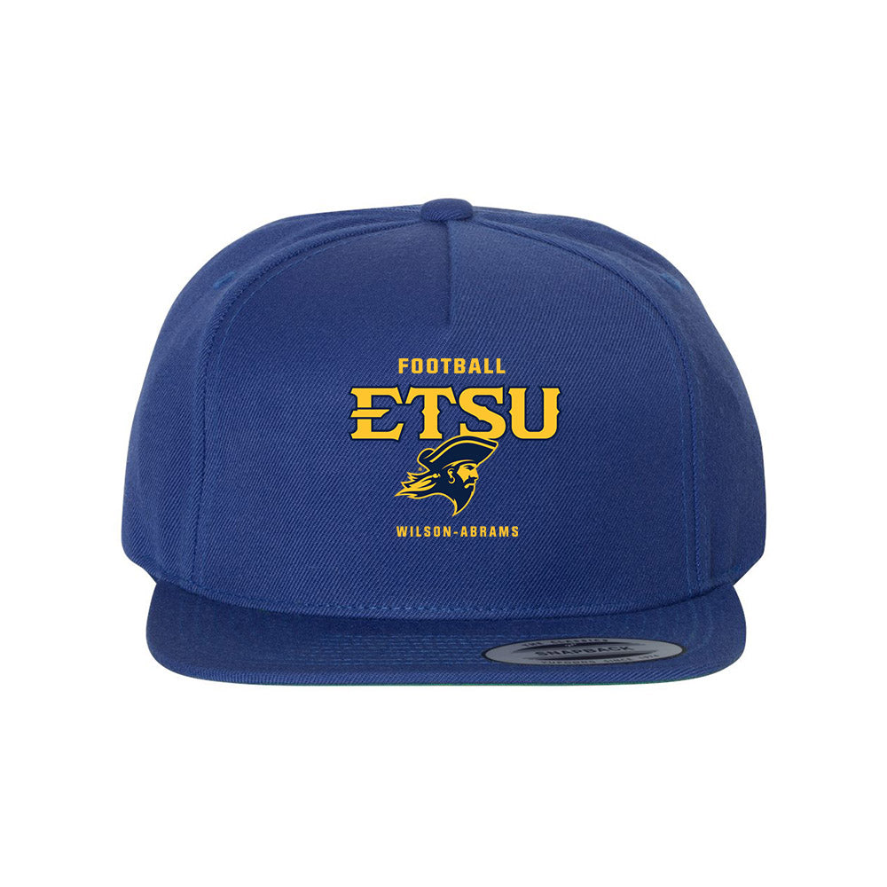 East Tennessee State - NCAA Football : Jayden Wilson-Abrams - Snapback Hat-0