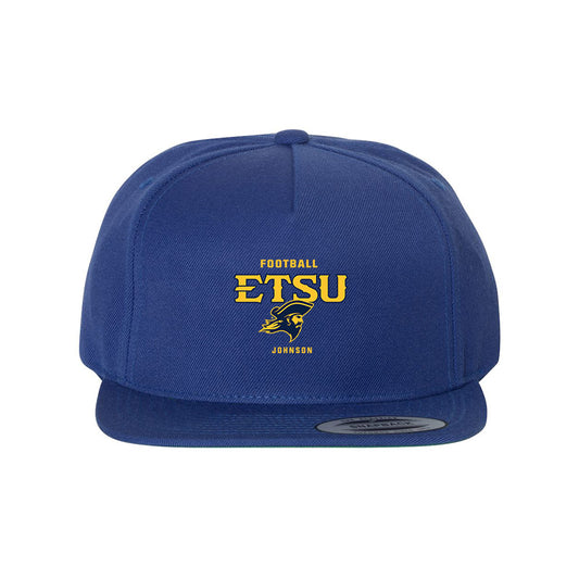 East Tennessee State - NCAA Football : Ewan Johnson - Snapback Hat